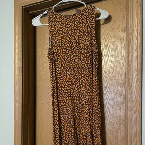 Leopard tank dress